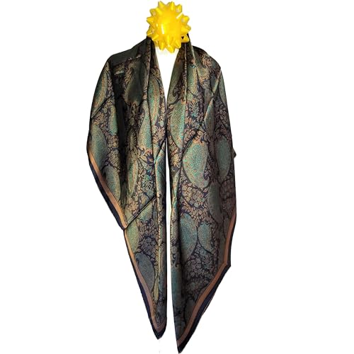 Genuine 100% Mulberry Silk Satin Scarf 53"x53" Super Large Square Shawl Wrap NEW3