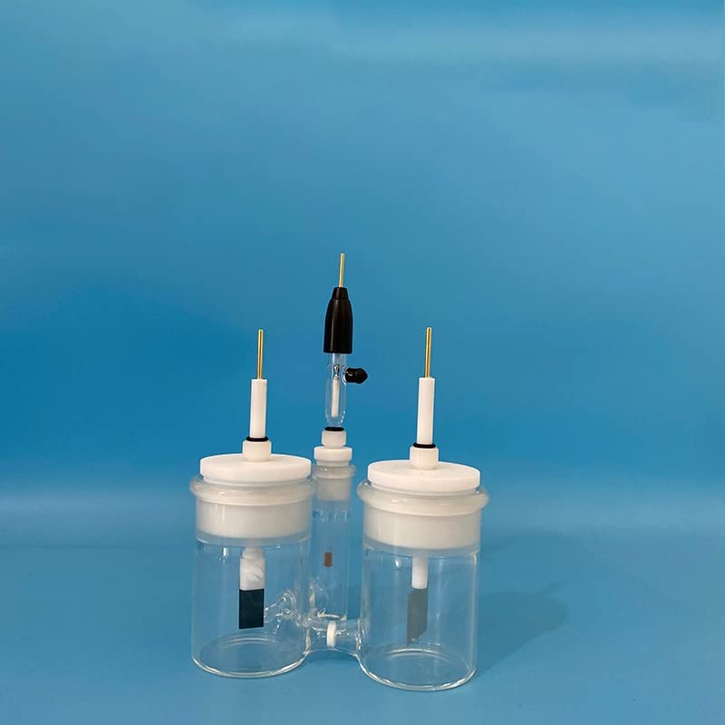 Three Port H-Type electrolytic Cell 50ml Sealed/Three Electrode Non Sealed Sand core electrolytic Cell(30X30X30ml)