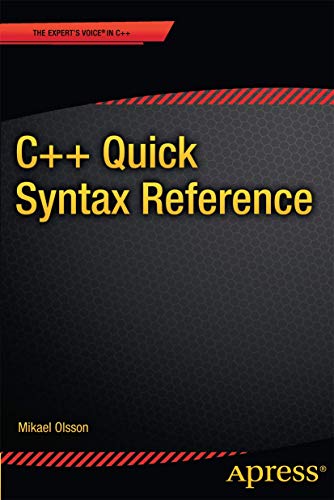 C++ Quick Syntax Reference view 2