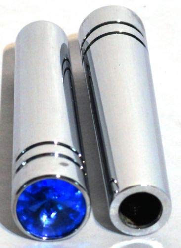 GG Grand General 92881 2-1/4 Inches Chrome Aluminum Switch Extension with Blue Crystal for Peterbilt