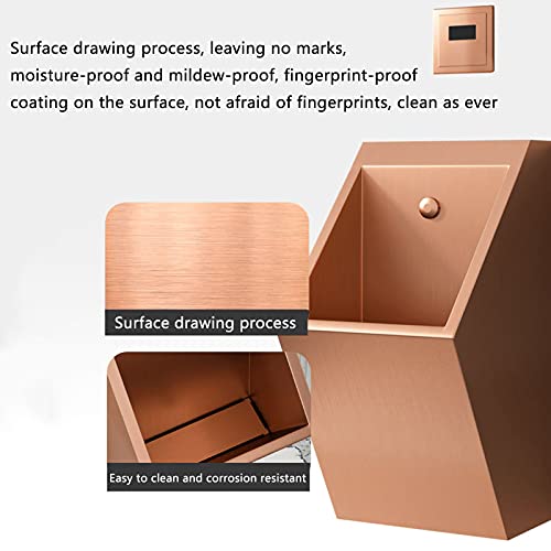 NOALED Universelles Auswasch-Urinal zur Wandmontage, Edelstahl-Urinal-Trichter, berührungsloses Auswasch-Urinal, vertieft den Boden, WC-Badezimmer-Zubehör mit Automatik – Bild 7