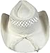 Vamuss Women's Cowboy Hat with Heart, White, One Size