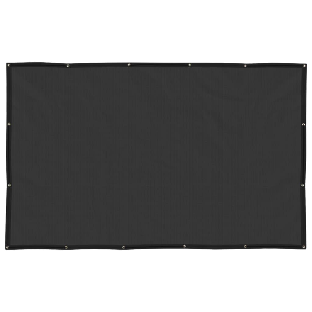 Rete per rimorchio in HDPE, 1,5 x 2,7 m, nera, rete di sicurezza per carichi a maglia fine con corda in gomma da 6 mm, resistente ai raggi UV e alle intemperie, per rimorchi, pick-up, portapacchi