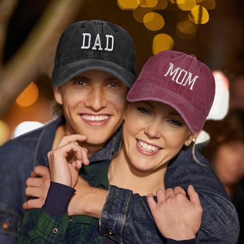 Image of XYIYI Vintage Washed Distressed Baseball Cap Adjustable Cotton Dad Hat for Women Men