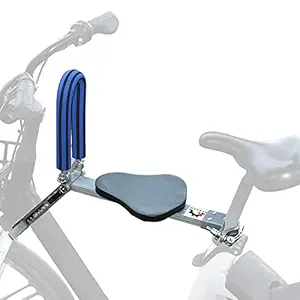 EXCLUZO Folding Child Bike Seat with Handrail Storage Bag Portable Ultralight ycle Front Mount Baby Kids ycle Carrier-buzhi