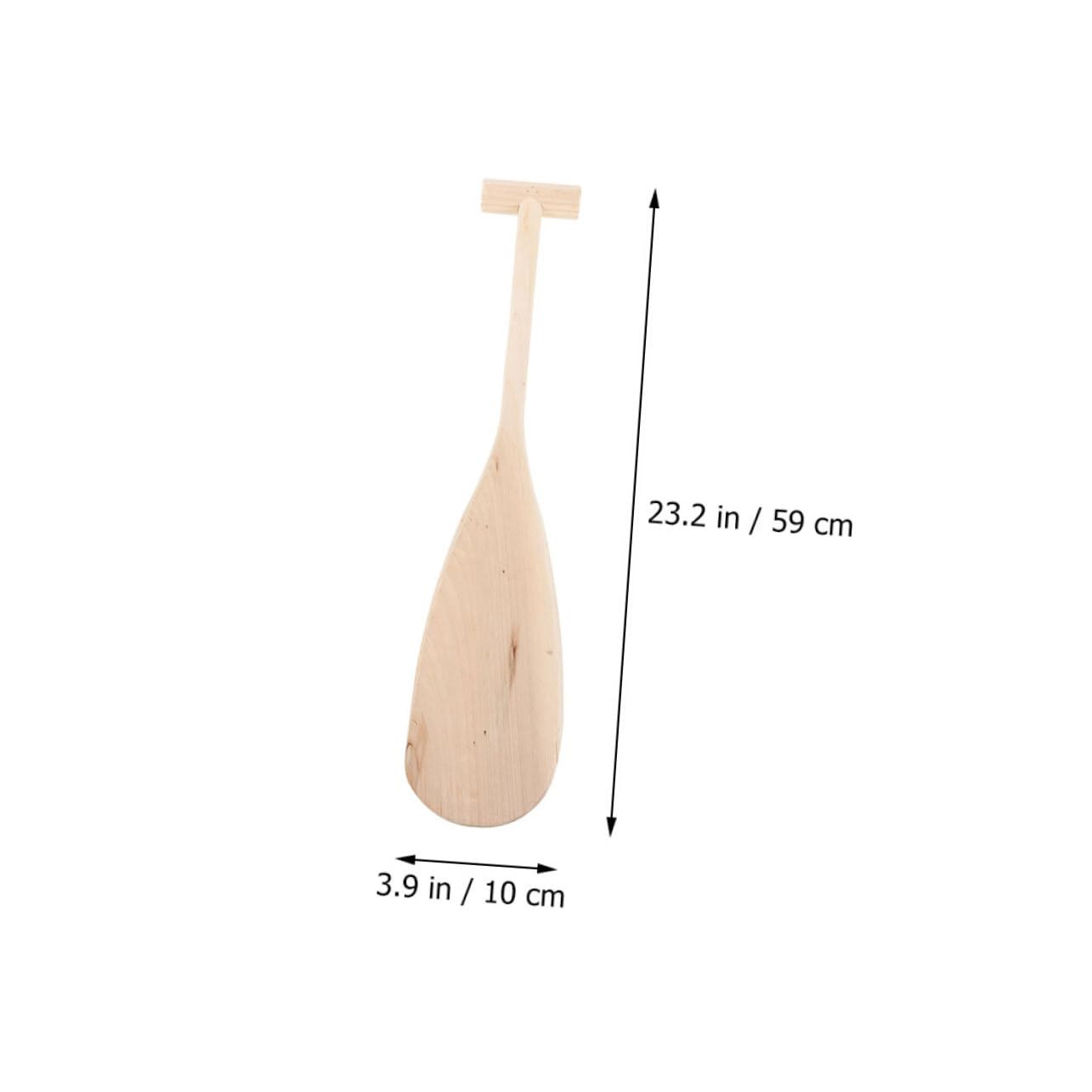 OSALADI Wooden Canoe Paddle Lightweight Handmade for Kayaking and Boating Ergonomic Design for Rafts and Water Sports Enthusiasts