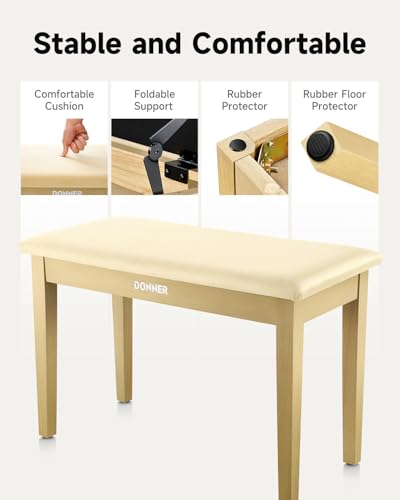 Professional Piano Bench Storage Seat