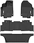 OEDRO Floor Mats Compatible for 2018-2023 Honda Odyssey, Unique Black TPE All-Weather Guard Floor Liners