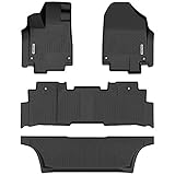 OEDRO Floor Mats Compatible for 2018-2022 Honda Odyssey, Unique Black TPE All-Weather Guard Includes...