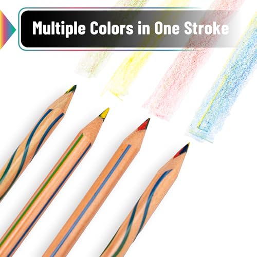 Mr. Pen Lápices de Colores Rainbow 10 Unidades 4-en-1 miniatura 4