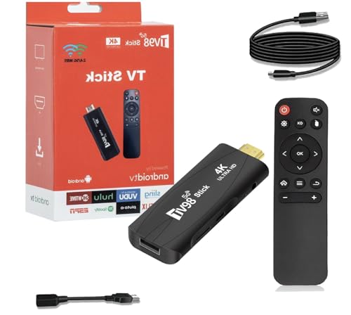Android TV Stick -, 1 pieza TV98,2025 Smart TV Box, Streaming Stick 4K, RAM 2GB ROM 16GB Dual WiFi 2.4G/5.8G 4K HDR HD Streaming Media Player
