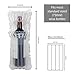 Wine Bottle Protector Bags - Inflatable Air Column Cushioning Sleeves Packaging Ensures Safe Transportation of Glass Bottles during Travel or Shipping with Free Pump (15 Pack)