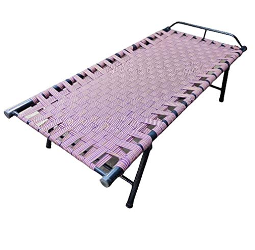 Cotton Tape Foldable Cot 6 x 3 Feet Wired Model | Heavy Duty Steel Folding Bed | Portable Sleeping Cot | Breathable Cotton Tape Charpai | Space Saving Single Bed | Camping, Home & Guest Bed-image-29