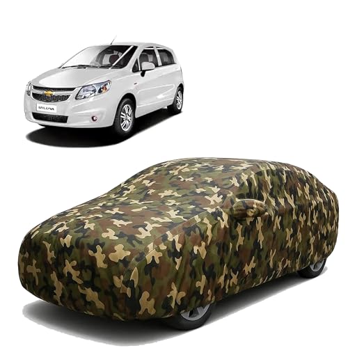 Image of Sulfar 100% Waterproof Car Body Cover for Chevrolet Sail UVA - Triple-Stitched Dustproof UV, Heat & Rain Protection with Mirror Pockets, Full-Bottom Elastic & Free Storage Bag - All-Weather Indoor Out