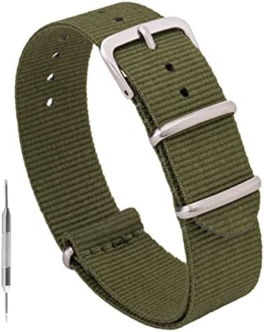 Benchmark Nylon Watch Band - Waterproof Ballistic Nylon One-Piece...