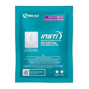 INSTI HIV Self Test – Rapid HIV Test Kit at Home | Blood-Based Home Testing | Results in 1 Minute