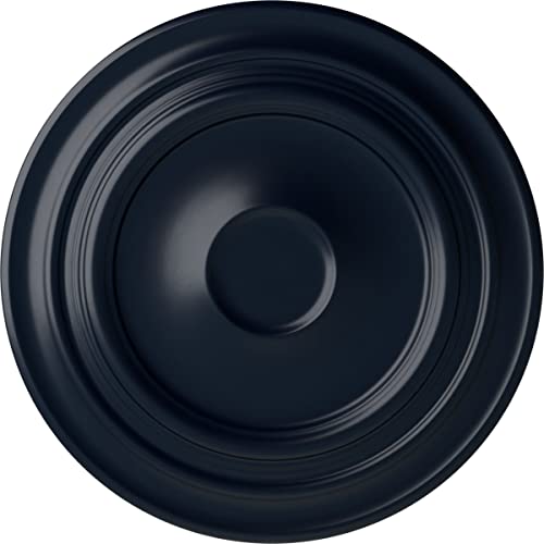 32 5/8"OD x 1 1/2"P Giana Ceiling Medallion (Fits Canopies up to 7 7/8"), Hand-Painted Midnight Dream