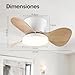 Imagen de Parrot Uncle 61 Cm Ventilador De Techo Con Luz