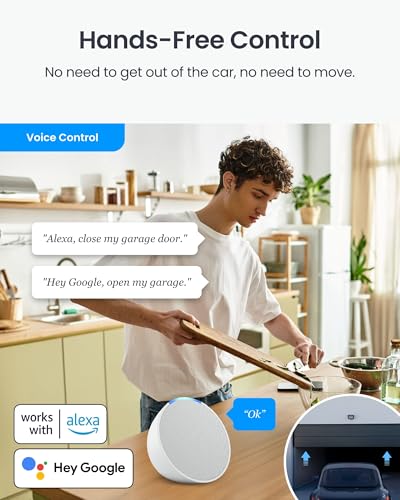 Image of Switchbot WiFi Smart Garage Door Opener, Matter Certified, Alexa /Google /Siri /IFTTT /Smartthings Supported, Most Garage Door Supported, App Control, Multiple Notification Modes, No Hub Needed