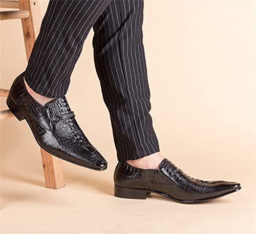 CHUUMEE Men's Leather Lined Dress Loafers，Casual Shoes Loafers Comfortable Walking Shoes for Men3