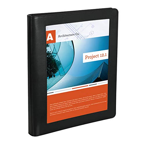 Office Depot Brand Premium Leatherette Presentation View 3-Ring Binder, 1