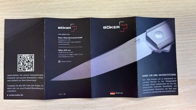 Couteau de Poche Savior 1 Böker Plus, Finition Robuste Haute Performance