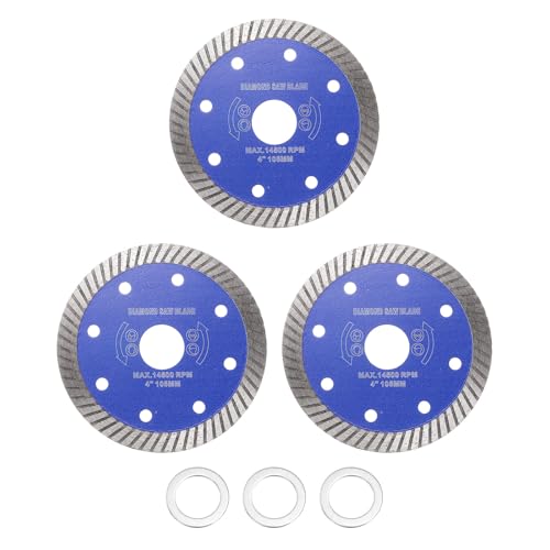 Couper le béton sans vibrations avec la lame de scie diamant 1,5 mm sourcing map bleu