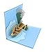 PopLife Fishing Trip 3D Pop Up Greeting Card - Handmade Boat Card for Father’s Day, Birthday, Retirement, Anniversary - Fisherman Gifts for Men, Dad, Grandpa, Husband, Son, Brother - Includes Envelope