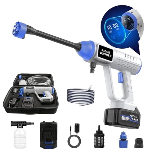 高圧洗浄機 【ブラシレス水圧調整可能】 高圧洗浄機 コードレス8MPA...
