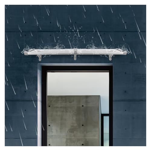 Toldo transparente exterior e impermeable de alta estabilidad para ventanas y puertas 3