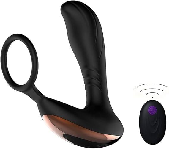 Estimulador de prostata con mando a distancia, tapón anal con ...