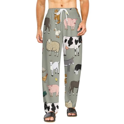 Pantalon de détente avec poches femme bas de pyjama long confortable