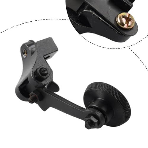 Prensatelas con rueda rodante 1-1/8" acero negro miniatura 3
