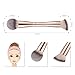 GEMSANVA Foundation Brush & Concealer Brush - Multi-Use Dual Ended Makeup Contour Brush for Cream, Liquid, Powder