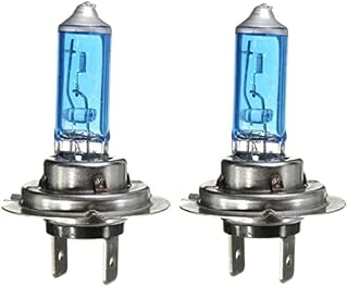 KOMUNJ 2 x H7 12V/55W Headlight Bulbs, Halogen Headlight Bulbs Replacement Kit, Bright and High Penetration, H7 Halogen Headlamp Night Breaker Bright Halogen Headlight