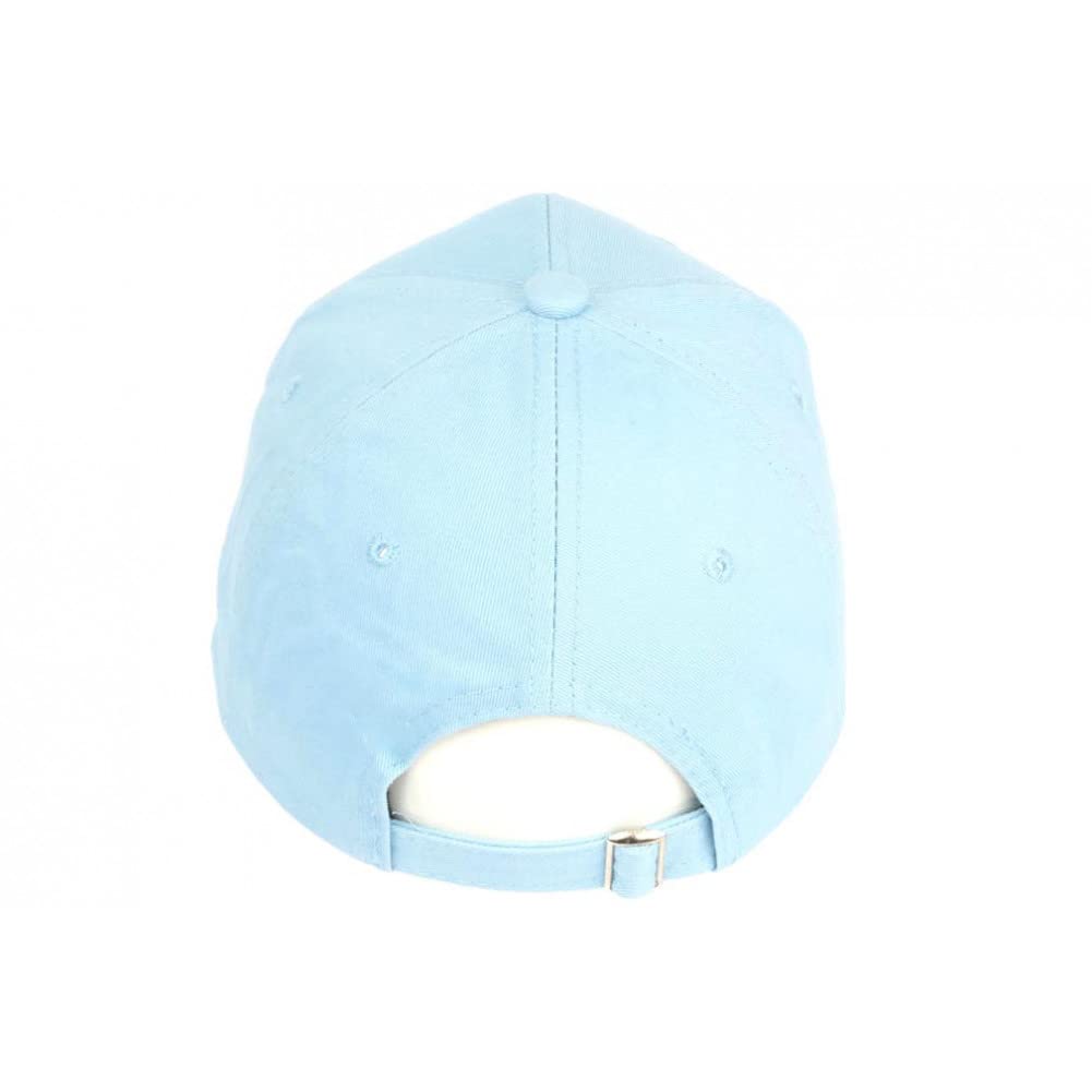 Hip Hop Honour Casquette Enfant NY Bleu Clair et Blanche Wazzy de 7 à 11 Ans - Taille Unique