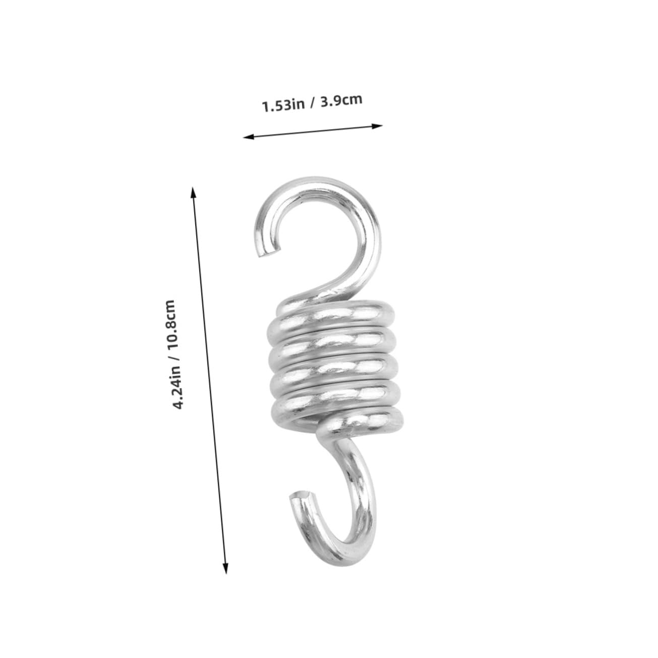 NULYLU 4pcs Heavy Duty Swing Spring Set Porch Swing Spring Hammock Spring Kit for Outdoor/Indoor