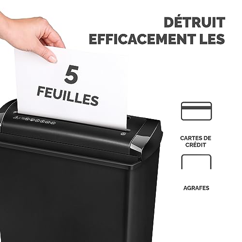 Destructeur de documents Fellowes contre le vol d'identité à la maison