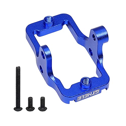 Gthele Aluminum Servo Mount Bracket For Traxxas Trx4M Upgrade Parts 1/18 Rc Crawler Car (Dark Blue) #TOP1