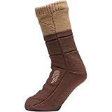 THE NORTH FACE(ザノースフェイス) 靴下 Nuptse Bootie Socks ユーティリティブラウン/デミタッセブラウン M