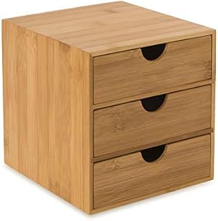 OSCO Bamboo 3 Drawer Chest, BAM-3DC