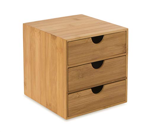 OSCO Bamboo 3 Drawer Chest, BAM-3DC