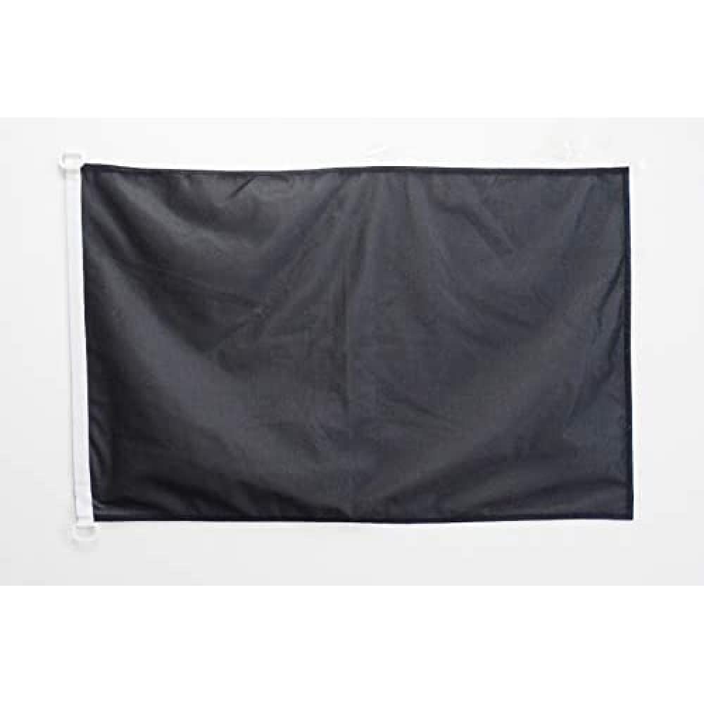 Drapeau noir extérieur anti-déchirure en maille bloquée de 150x90 cm AZ FLAG