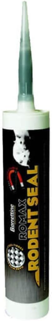 Rodent Seal with Metal Fibres - 310ml - Best Product Award Winner. Use to seal gaps and fill holes where rodents may get in to your home or outbuildings - As used by Professionals (Pack of 1)