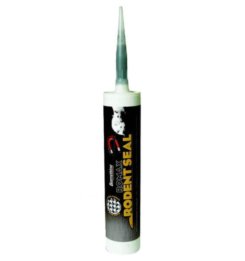 Romax Rodent Seal with Metal Fibres - 310ml - Best Product Award Winner. Use to seal gaps and fill holes where rodents may get in to your home or outbuildings - As used by Professionals (Pack of 1)