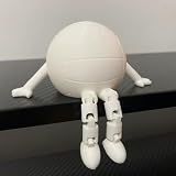 Collection de figurines de ballon de volley-ball, ornements de sport miniatures, basket-ball, football, baseball, volley-ball, avec pieds articulés, mini décoration de bureau pour la maison, le bureau