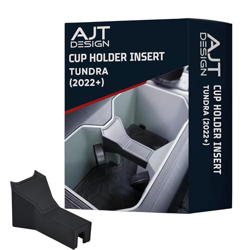 Insertar Portavasos AJT DESIGN para Tundra 2022+ - Negro miniatura 1