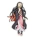 SYLYCS Demon Slayer Kamado Nezuko Anime Figura Figuras PVC Muñeca de Juguete en Caja Personaje de Juego de Dibujos Animados Decoración de Escritorio Regalo Estatua Modelo 3D-Hight 19CM