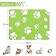 JanYoo Napfunterlage Katzen Futternapf Unterlage 50x35cm, wasserdichte Haustier Futtermatten rutschfeste Unterlage Katzennapf Fressnapf Futtermatte Katzenfutter Futternapf Matte(GrasGrün)