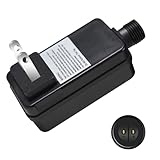 12V 1A 12W Class 2 Power Supply, LED Transformer Replacement, Outdoor Low Voltage Power Adapter, Yard Inflatable Adapter, Plug for String Light, Rope Lights (One Pack)